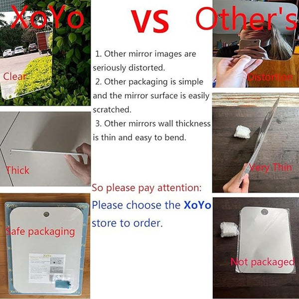 Shatterproof Anti-Fog Hanging Mirror Shower & Travel Makeup Mirror-Silver Carousel 2