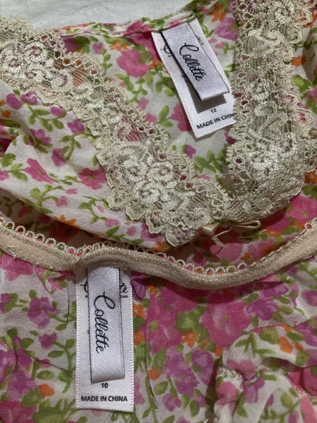 Collette Collette Dinnigan ~ Lingerie Silk Slip & Boxer Set ~ 10-12 Carousel 5