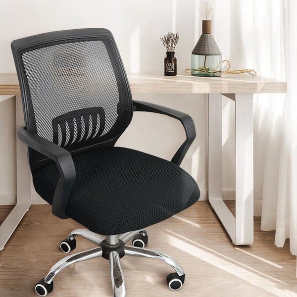 Office Chair Cover Stretch Computer Desk Task Seat Cover Rotat Slipcover Carousel 1