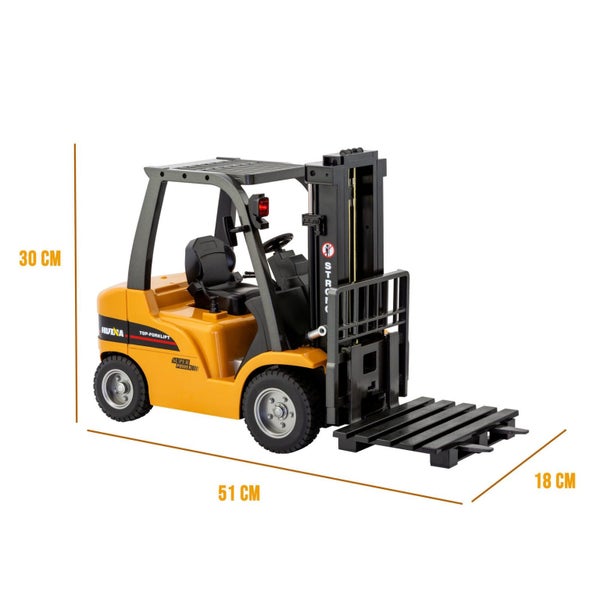 1:10 Scale 2.4G 8-Channel Metal Remote Control Forklift Construction Vehicle ... Carousel 2