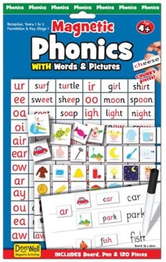 Magnetic Phonics with Words and Pictures Magnetic Play Carousel 1