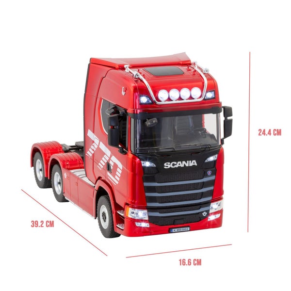 Scania Licensed Remote Control Trailer Head Truck With Lights Sounds & Steeri... Carousel 9
