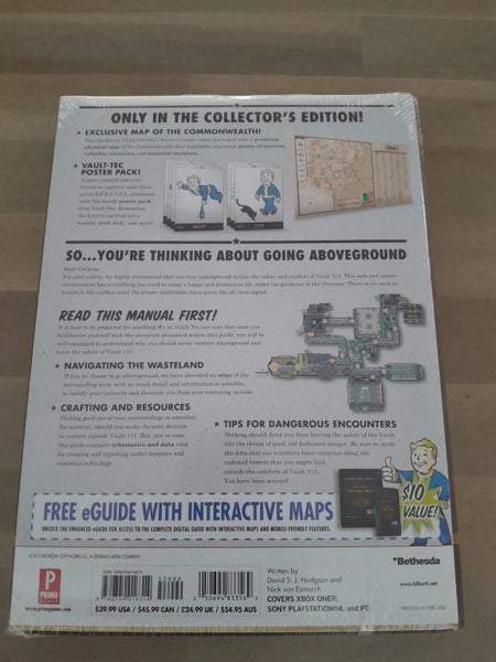 Fallout 4 Collector's Edition Guide **sealed** Carousel 3
