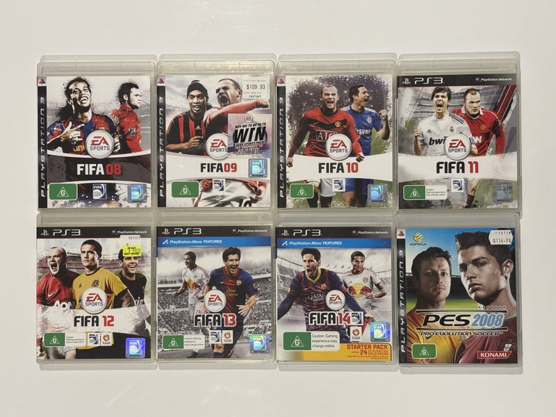 Fifa 2008-2014 + Pro Evolution Soccer 2008 [PS3] Carousel 1