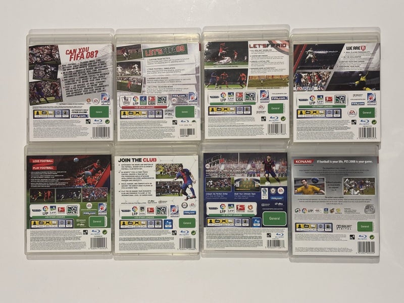 Fifa 2008-2014 + Pro Evolution Soccer 2008 [PS3] Carousel 2