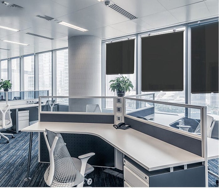 Car Home Window Retractable Roller Blinds Suction Cup Blackout Curtains-Silver Carousel 3