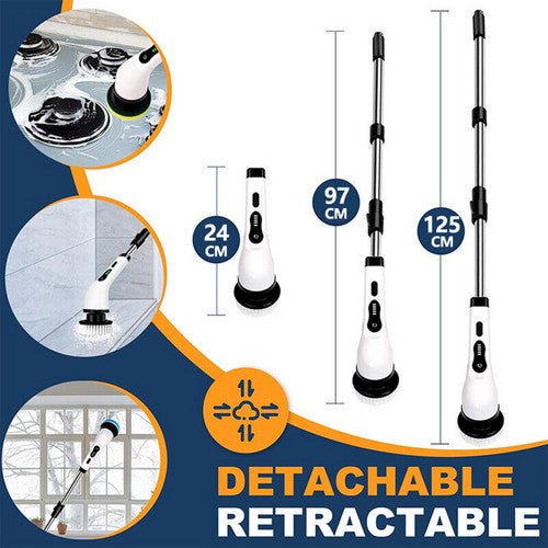 Hod Health & Home 9In1 Electric Spin Scrubber Turbo Cleaning Brush Cordless Char Carousel 2