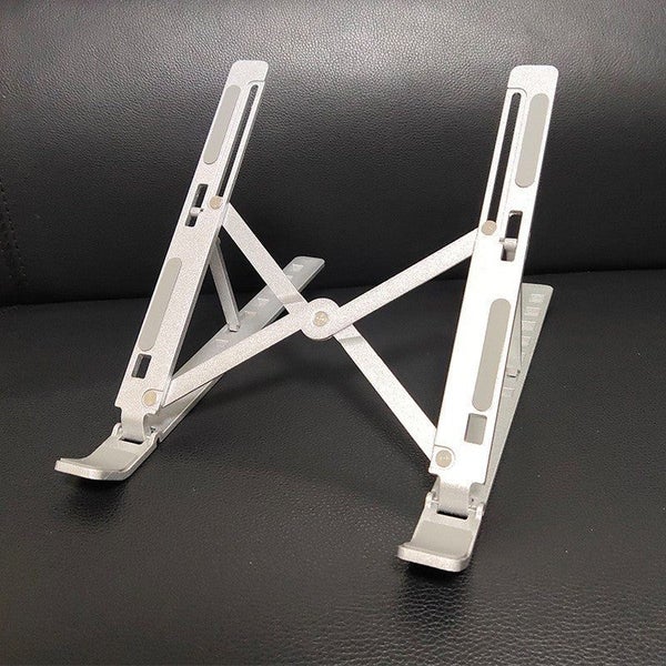 Qna Aluminium Alloy Laptop Stand Silver Carousel 1