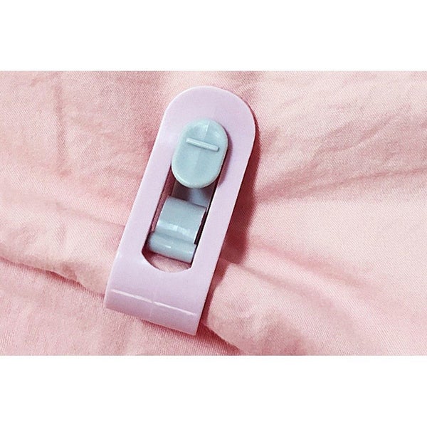 12pcs Duvet Pin Duvet Clips Bed Quilt Donuts Holders Comforter Grippers-Pink Carousel 2