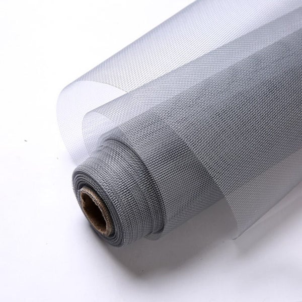 Window Screen Mesh Adjustable Window Fly Net Roll Screen Replacement-Black Carousel 3