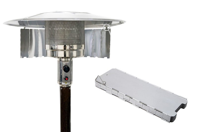 Heat Focusing Reflector For Round Natural Gas And Propane Patio Heater Carousel 1