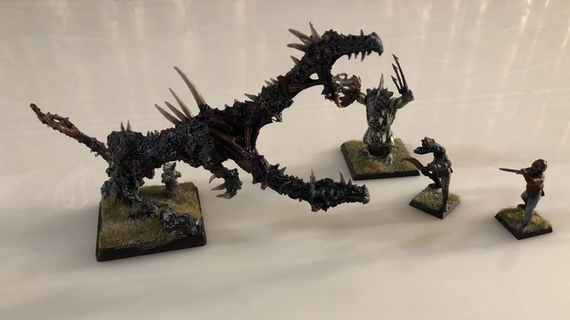 Large Two-Headed Metal Dragon Carousel 3