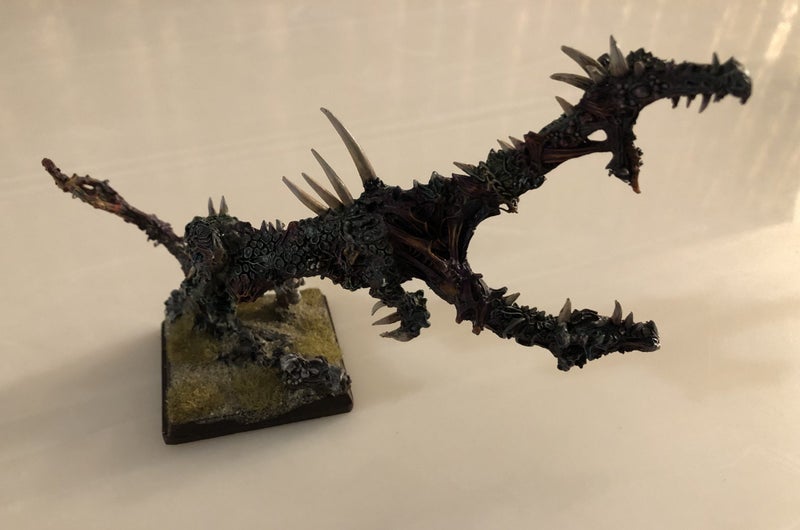 Large Two-Headed Metal Dragon Carousel 2