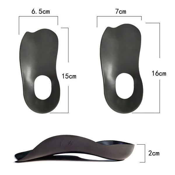2 Pairs Orthotic Insoles Plantar Fasciitis Support High Arch For Men Women Carousel 3