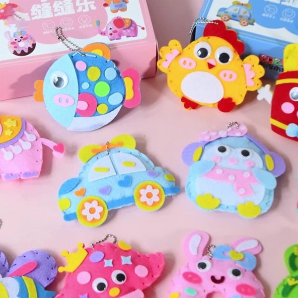 DIY Doll Sewing Toys, Doll Sewing Kit for Kids, Children's DIY Handcraft Se Carousel 1