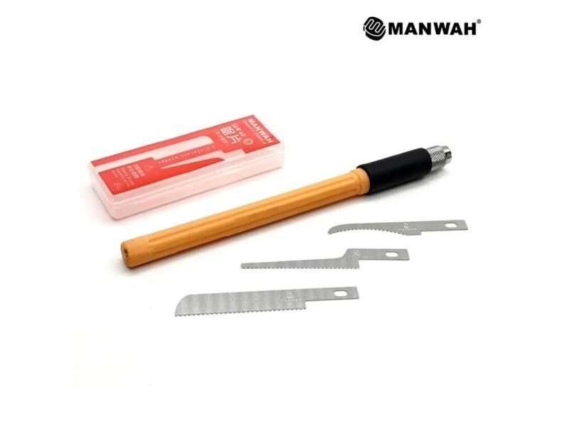Model Craft Tools Mini Hand Saw Hobby DIY Saw Hacksaw Tool Kit With 3 Pieces Carousel 2