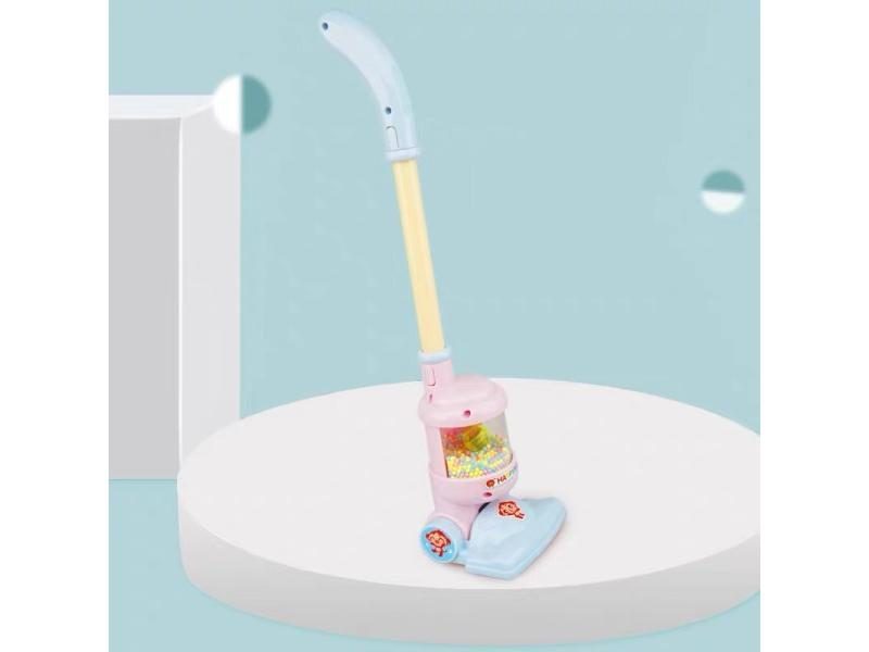 Kids Electric Mini Vacuum Cleaner For Girls' Pretend Play Dust Catching Carousel 1