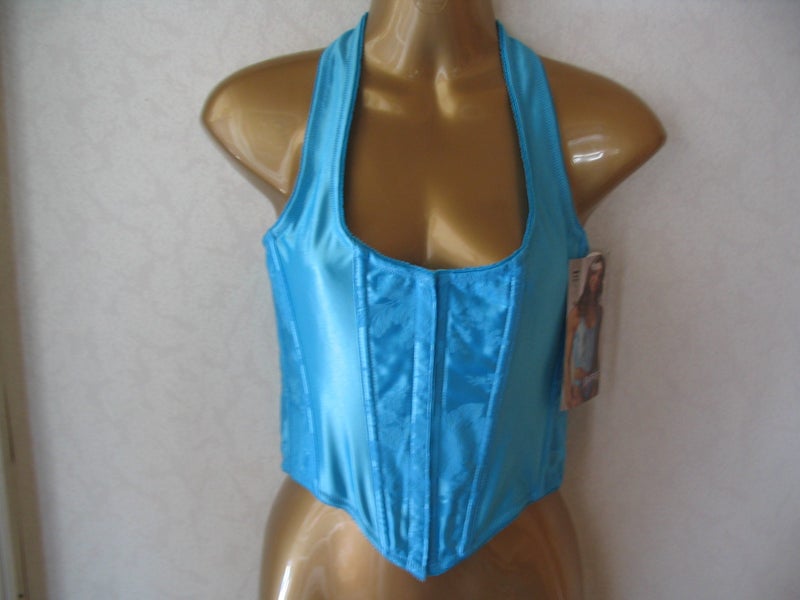 Empire blue halter Bustier size 10 new with tags Carousel 1