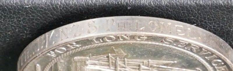 Royal NZ Navy Junior Officer Discharge Papers, Patch, Named Service Medal Etc. Carousel 9