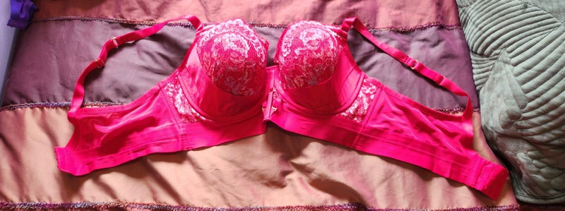 City Chic Alexis Longline Bra Red 16DD Carousel 1