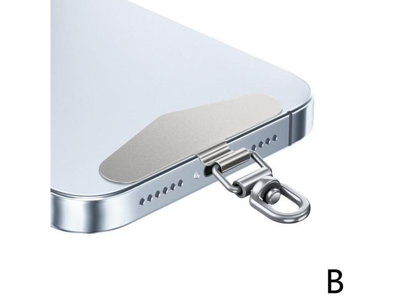 Upgrated 360 Rotatable Steel Phone Tether Tab Metal Patch Gasket Cellphone Carousel 1