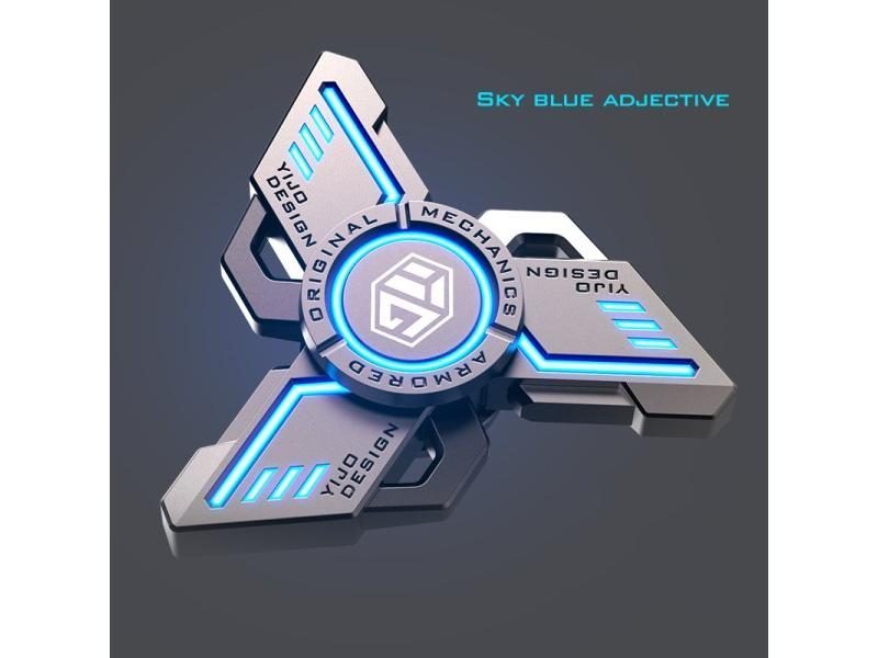 Antistress Luminous Fidget Spinners Alloy Metal Hand Spinner Mute Bearing R188 Carousel 1