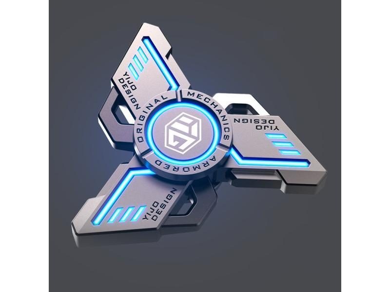 Antistress Luminous Fidget Spinners Alloy Metal Hand Spinner Mute Bearing R188 Carousel 2