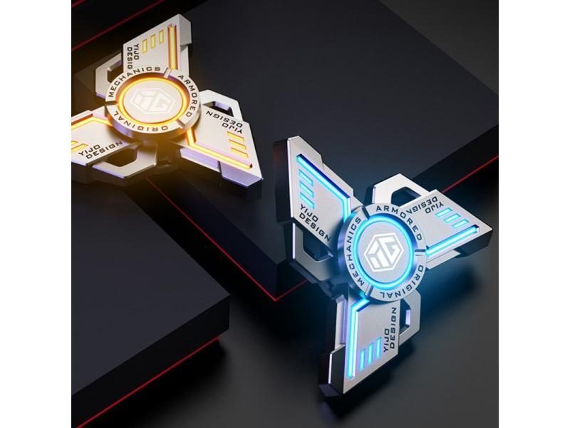 Antistress Luminous Fidget Spinners Alloy Metal Hand Spinner Mute Bearing R188 Carousel 5