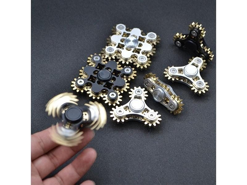 New Gears Fidget Spinner Fingertip Finger Top Gyro Metal Toys EDC ADHD Fidget Carousel 2