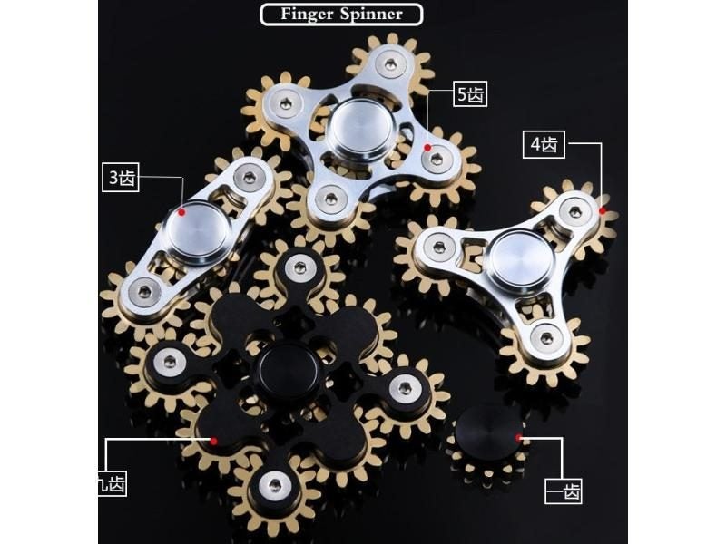 New Gears Fidget Spinner Fingertip Finger Top Gyro Metal Toys EDC ADHD Fidget Carousel 5