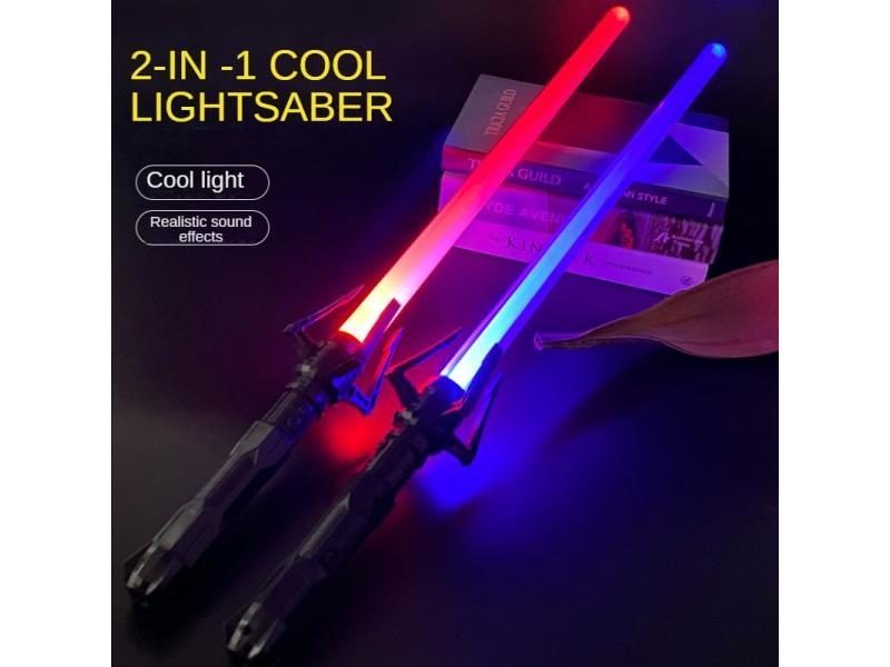 New 80/66cm Lightsaber Dueling RGB Laser Sword Toys Light Saber 7 Colors Kids Carousel 2