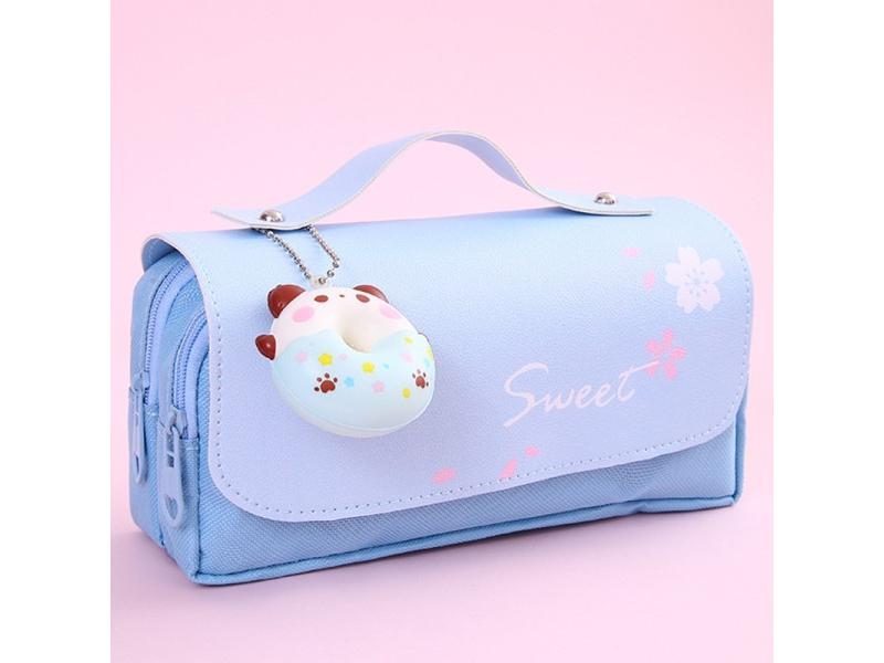 Multifunctional Large Capacity Decompression Pencil Case Cute Korean Stationery Carousel 1