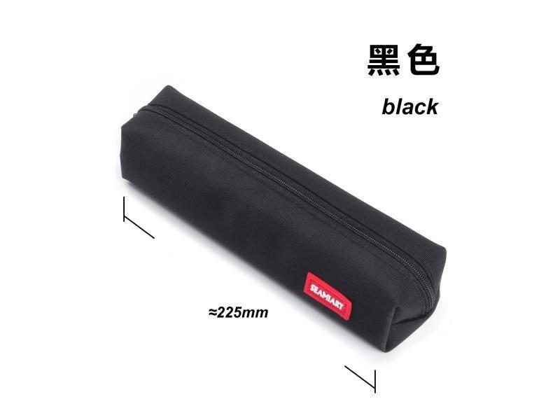 1pc Small Solid Color Simple Zipper Kawai Pencil Case Mini Pen Bags Papeleria Carousel 1