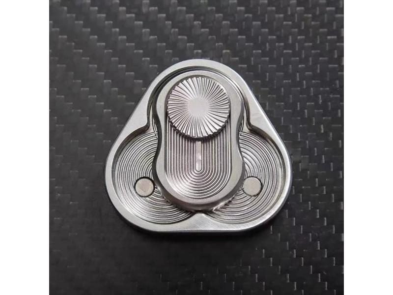 Magnetic Fidget Slider Adult EDC Metal Rotary Fidget Toy ADHD Hand Spinner Carousel 2