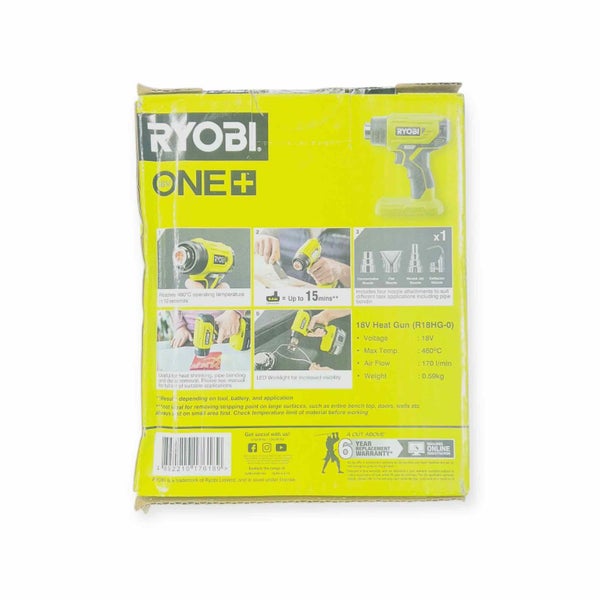 RYOBI 18V ONE+ HEAT GUN TOOL ONLY Carousel 2