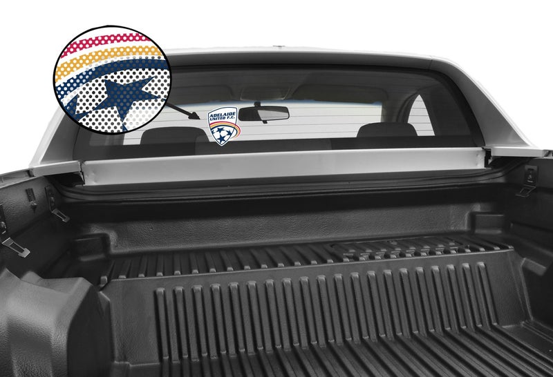 Melbourne City A-League 4WD Car Glass See-Thu Decal Sticker Carousel 11