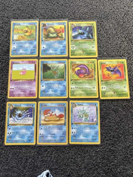 1st Edition WOTC Pokemon cards **$1 RESERVE** Carousel 1