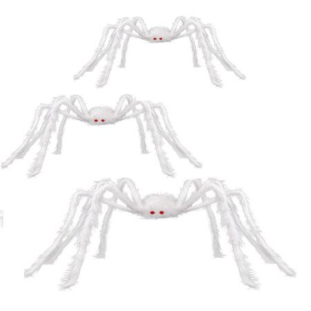 White Hair Spider Ideal For Halloween Decorations Carousel 1