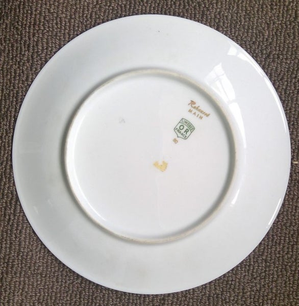 Limoges Hand painted plate Carousel 2