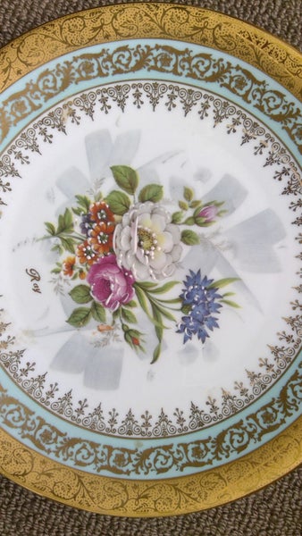 Limoges Hand painted plate Carousel 4