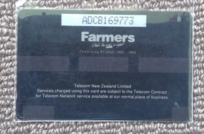 Telecom phone card Farmers 85th Birthday celebration Carousel 2