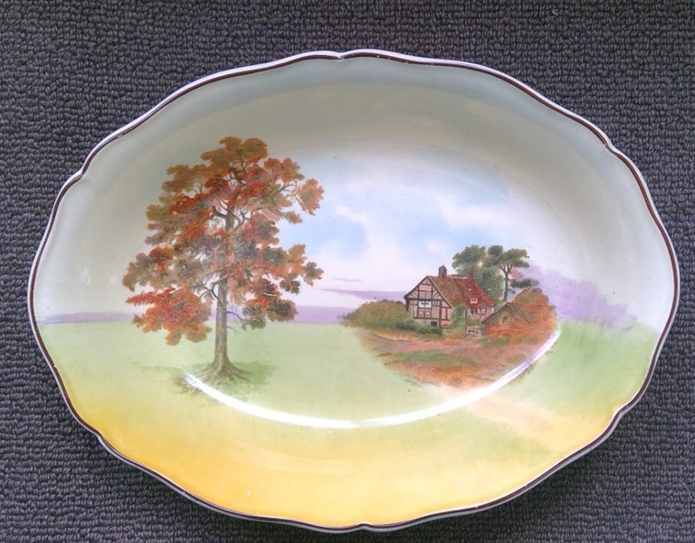 Royal Doulton "English cottages series' bowl Carousel 1