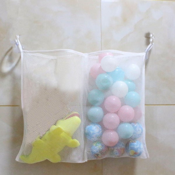 Kids Toy Storage Organizer,Bath Toy Organizer Bag Storage Baby Net Mesh Bat Carousel 1