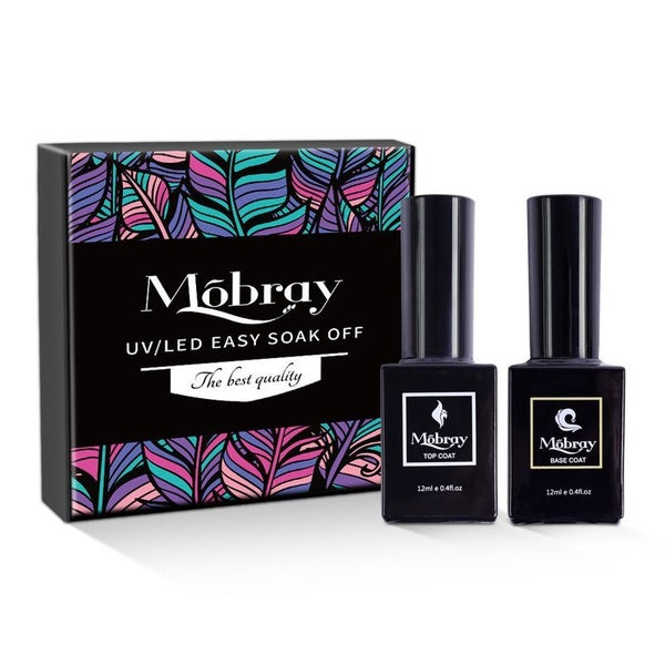 UV Gel Nail Polish Top Coat Base Coat Set Carousel 1