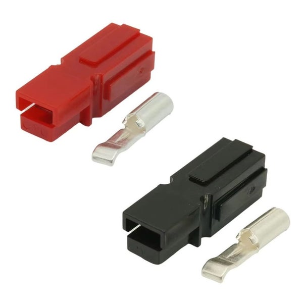 Anderson Style PowerPole Connectors Pair for Cable Cord 30 Amp Power Pole Carousel 1