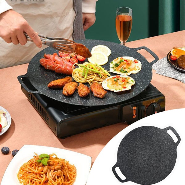 Non-Stick Grill Pan Korean BBQ Grill Pan, 28cm Non Stick Multi Griddle Pan Carousel 1