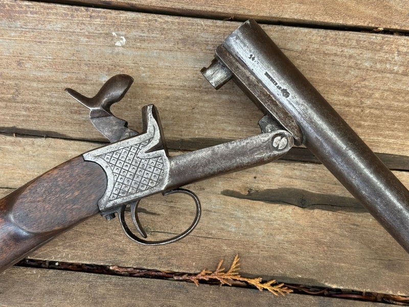 Unusual Pinfire Shotgun. French. No license needed. Carousel 1