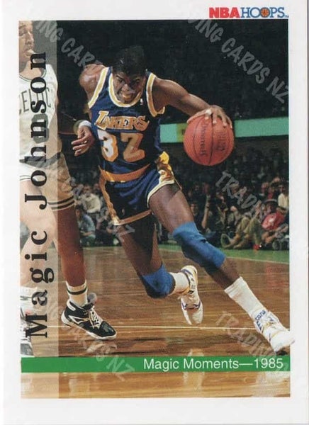 Magic Johnson - 1992-93 NBA Hoops #331 Carousel 1