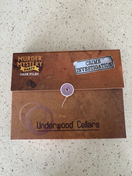 Murder Mystery Party Case Files - Underwood Cellars Carousel 1