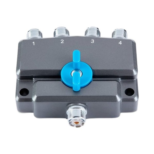 SHARMAN AV-SW4M 4 Way SO239 Coaxial Antenna / Aerial Switch Carousel 3